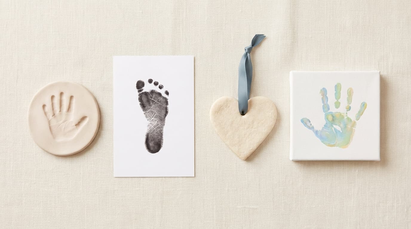 Baby Handprint and Footprint Keepsakes That Actually Turn Out